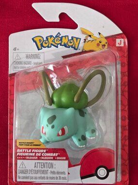 2025 POKEMON, BULBASAUR BATTLE FIGURE, MINT IN THE PACKAGE!!!